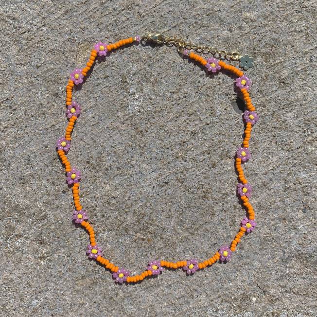 nakit narančasta tratinčica lančić ogrlica narančasta Senso 2R4P582