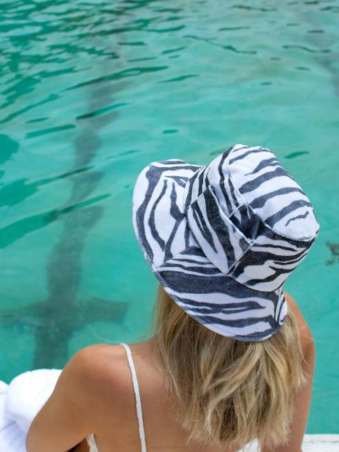 šeširi frotir kanta za brisanje ručnika šešir zebra Senso 2R4P599