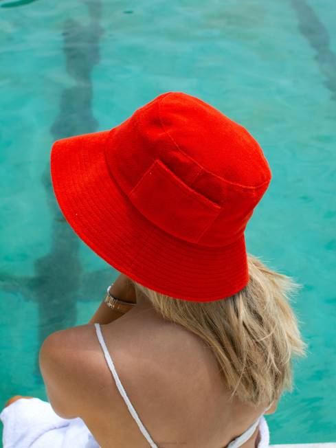 šeširi frotir toweling bucket šešir trešnja Senso 2R4P596